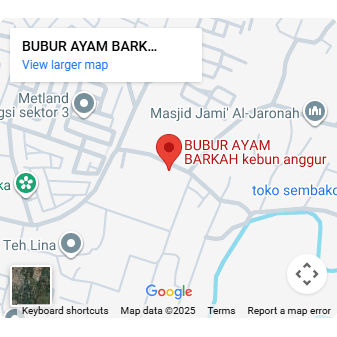 Peta Lokasi Saung Barkah
