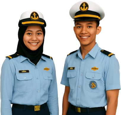 Siswa Indah Ocean Academy siap meraih masa depan cerah di industri kapal pesiar.